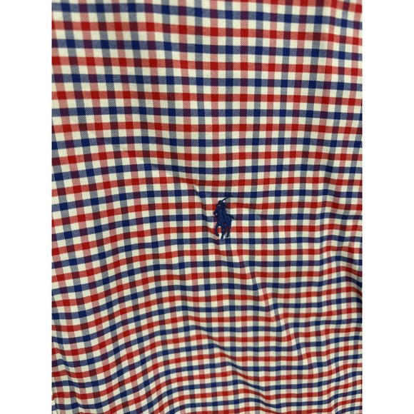 Ralph Lauren Men's Classic Fit Performance Checked Button Down Shirt, XXL - Picture 5 of 8
